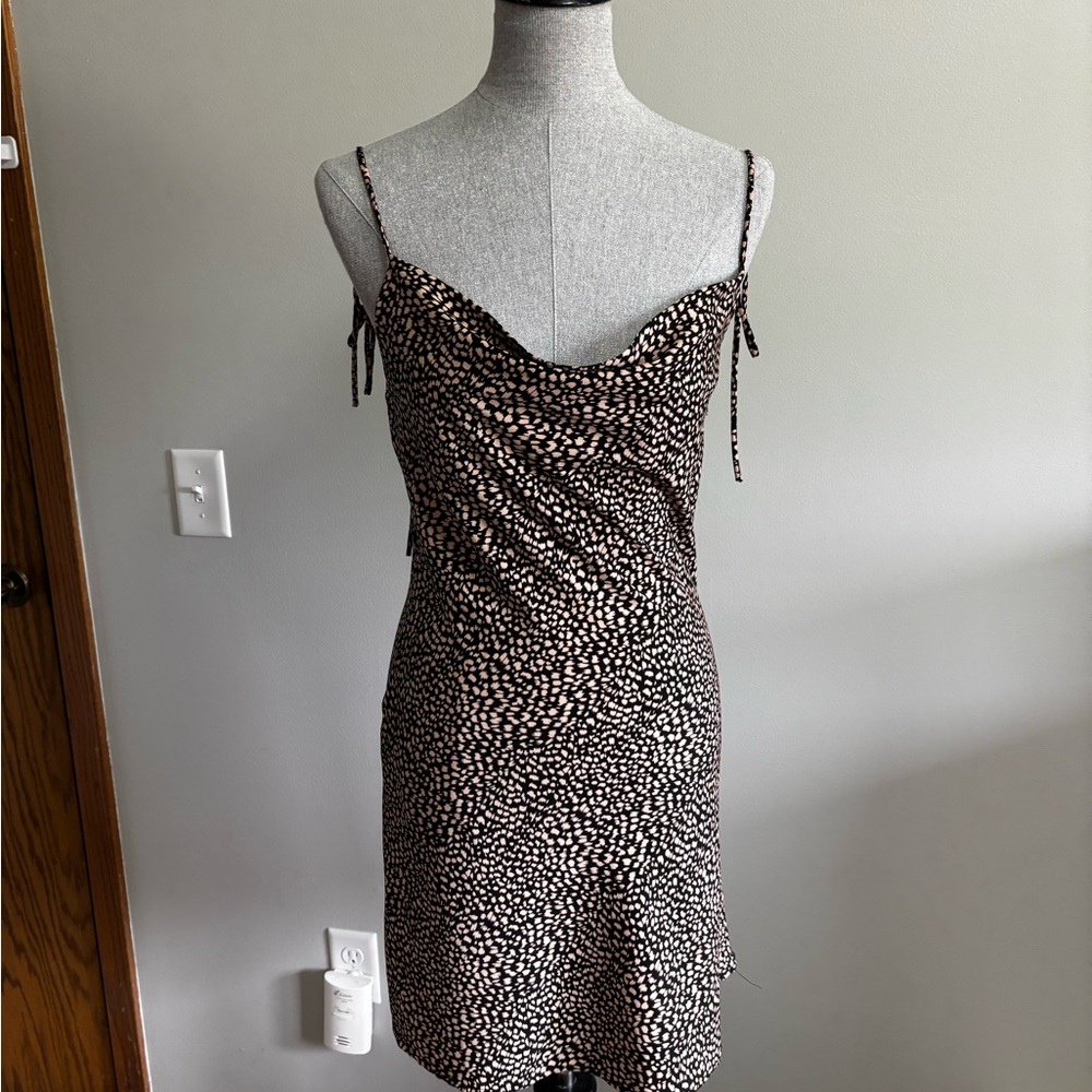 Patterned Mini Dress